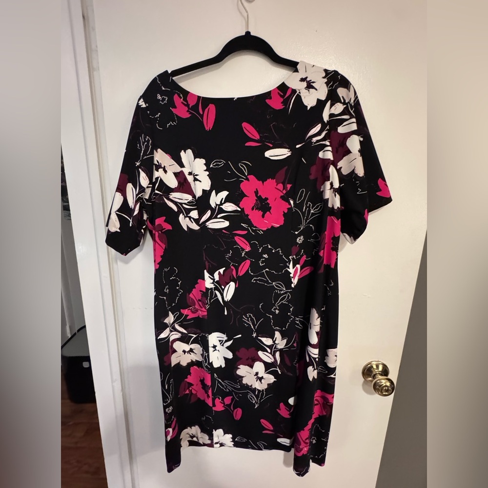 Alfani Black and Pink Women's Dress